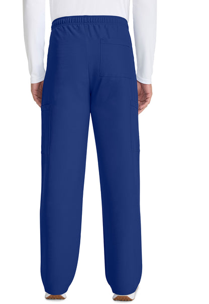 Unisex Mid Rise Drawstring Straight Pant in Galaxy Blue